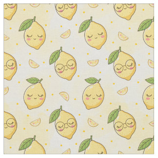 Süßes Kawaii-Sommerfruchtmuster, süße Wasserfarbe Stoff
