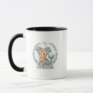 Süßes Kawaii-Sternzeichen Steinbock Tasse