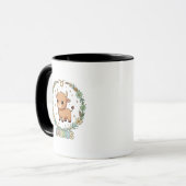 Süßes Kawaii-Stier-Sternzeichen Tasse (Vorderseite Links)