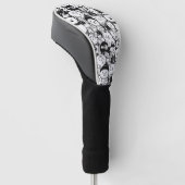Süßes Kawaii-Tier-Doodle-Muster (2) Golf Headcover (angewinkelt)
