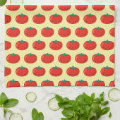 Süßes Kawaii-Tomatenmuster Geschirrtuch (Gefaltet)