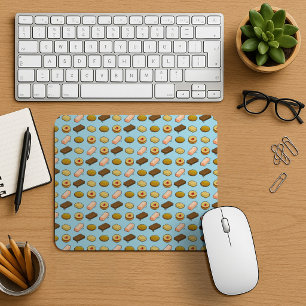Süßes Keks-Muster- Geschenk für Keks-Liebhaber Mousepad
