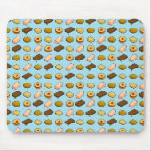 Süßes Keks-Muster- Geschenk für Keks-Liebhaber Mousepad (Vorne)