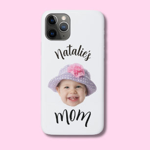  Süßes Kinderbaby-Gesicht Foto Kind Name Mama  Case-Mate iPhone Hülle