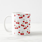 Süßes Kirschenmuster Kaffeetasse (Links)