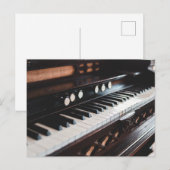 Süßes Klavier-Design Postkarte (Vorne/Hinten)