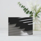 Süßes Klavier Postkarte (Stehend Vorderseite)