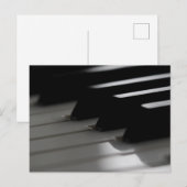 Süßes Klavier Postkarte (Vorne/Hinten)