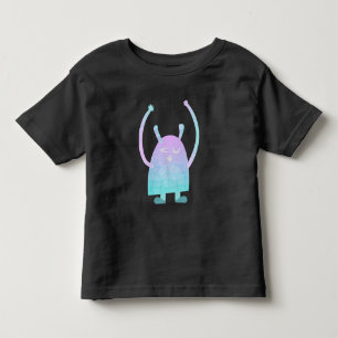 Süßes kleines blaues Monster Kleinkind T-shirt