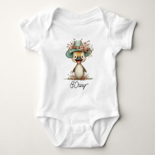Süßes kleines Entlein Baby Strampler