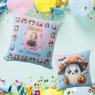 Süßes kleines Gespenst Halloween Mädchen Geburtsta Kissen