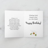 Süßes kleines karte (Innenseite)