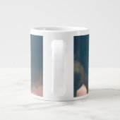 Süßes kleines Kätzchen. Extra große Kaffeetasse Jumbo-Tasse (Rückseite)