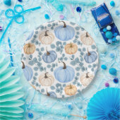 Süßes kleines Kürbis Babydusche Papiere Teller (Party)