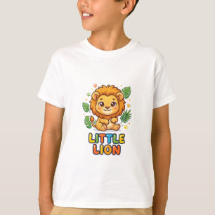 Süßes kleines Löwen-Kinder-T-Shirt – Anbetungswürd T-Shirt