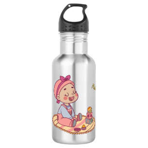 Süßes kleines Mädchen Alles Gute zum Geburtstag Edelstahlflasche