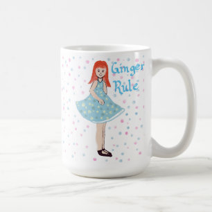 Süßes kleines Mädchen "Gingers Regel" Tasse