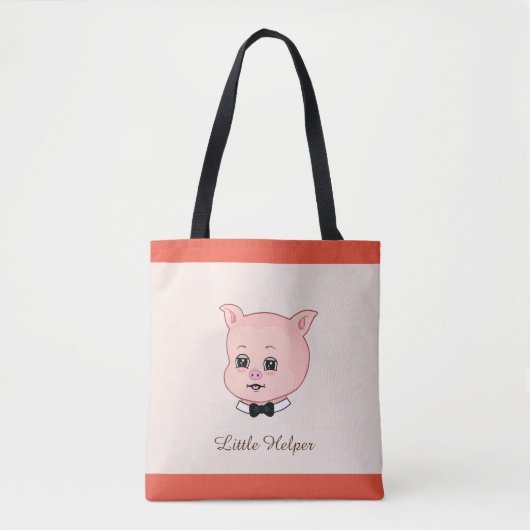 Süßes kleines Schwein Tasche (Vorderseite)