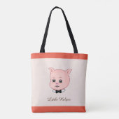 Süßes kleines Schwein Tasche (Rückseite)