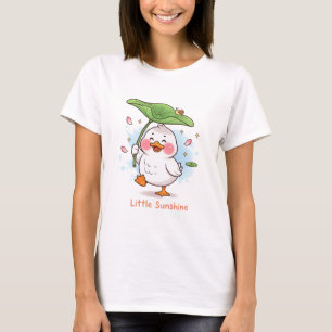 Süßes kleines Sonnenschein-Enten-Cartoon-T-Shirt T-Shirt