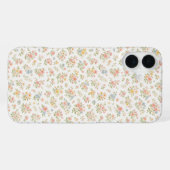 Süßes kleines wildes Blumen nahtloses Muster iPhone Hülle (Rückseite (Horizontal))