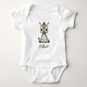 Süßes kleines Zebra Baby Strampler