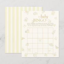 Süßes kleines Zitronen-Baby-Shower-Bingo-Spiel
