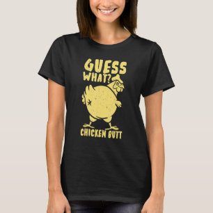 Süßes Kleinkind Huhn Rate mal Hühnerhintern Küken T-Shirt