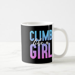 Süßes Kletter-Mädchen T-Shirt Boulderparty Geschen Kaffeetasse