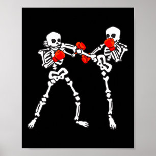 Süßes Knochen-Kickbox-Shirt - Für coole Männer und Poster