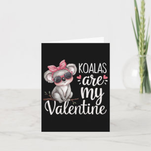 Süßes Koala-Bär-Valentins-Design Koalas sind mein Karte