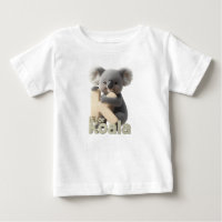 Süßes Koala-Brief K Kinder T-Shirt | Tier Alphabet