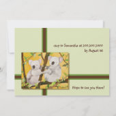 Süßes Koala-Kindergeburtstag-Party Einladung (Rückseite)