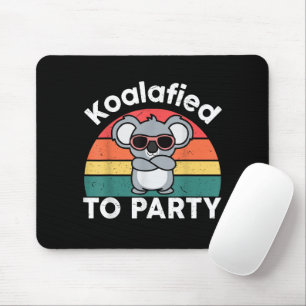 Süßes Koalafied-Party-Lustiges-Koala-Design-Gesche Mousepad