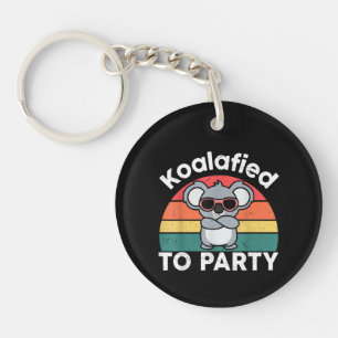 Süßes Koalafied Party Lustiges Koala-Design-Gesche Schlüsselanhänger