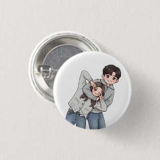 Süßes Korean-Drama Süßes Paar Herz Geste Pin Button