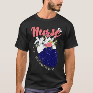Süßes Krankenpfleger-T-Shirt Krankenpfleger lieben T-Shirt