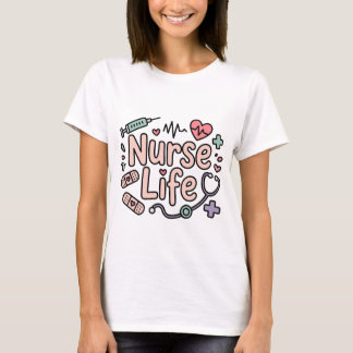 Süßes Krankenschwester-Leben T-Shirt