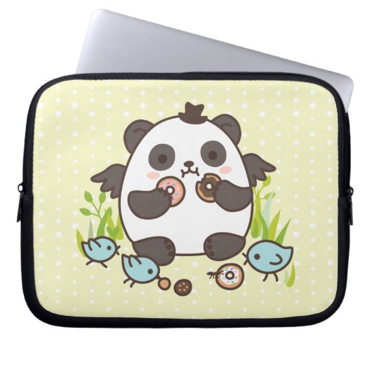 Süßes Krapfen-Party! Laptopschutzhülle (Vorderseite)