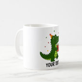 Süßes Krokodil-Geschenk Kaffeetasse (Vorderseite Links)