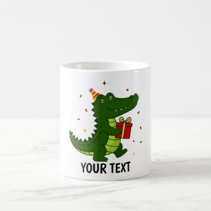 Süßes Krokodil-Geschenk Kaffeetasse