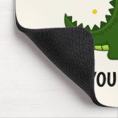 Süßes Krokodil-Geschenk Mousepad (Ecke)