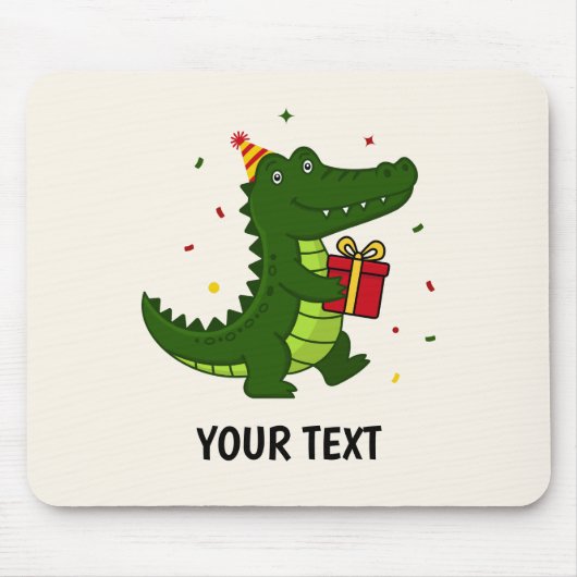 Süßes Krokodil-Geschenk Mousepad (Vorne)