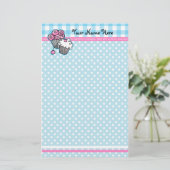 Süßes Kuchen-Briefpapier Briefpapier (Stehend Vorderseite)