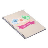 Süßes Kuchen-Trio Notizblock (Rechte Seite)