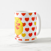 Süßes Küken in Liebe, Tasse (VorderseiteRechts)
