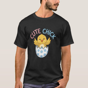 Süßes Küken Ostereier-Shirt Hase Ostertag Kind  T-Shirt