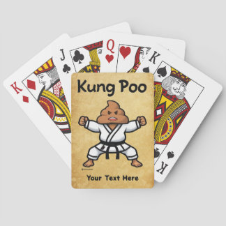 Süßes Kung Poo Karate Spielkarten
