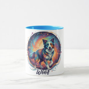 Süßes künstlerisches Welpendesign für Hundeliebhab Tasse