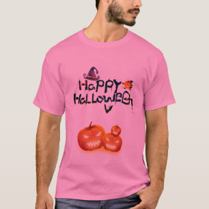Süßes „Kürbis“-Druck T-Shirt für Herbstliebhaber �